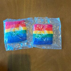 Pride terry wristbands in rainbow colors! From Stoli.
